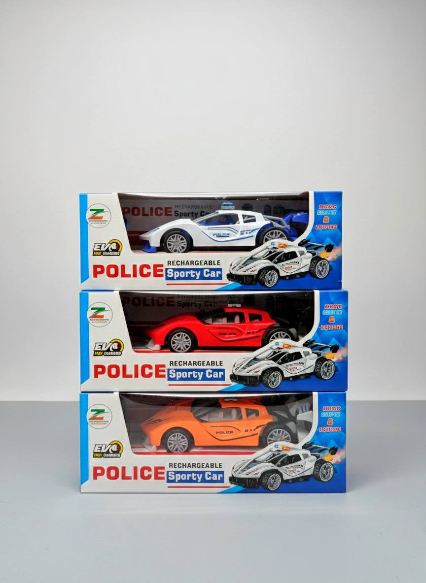 Rechargeable Police Sporty Car